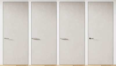 现代极简单开门3D模型下载